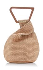 Cult Gaia Astrea Mini Raffia Top Handle Bag