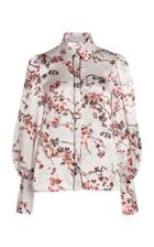 Moda Operandi Ralph & Russo Blossom Satin Pyjama Top