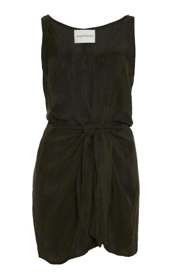 Anemone Sleeveless Wrap Dress