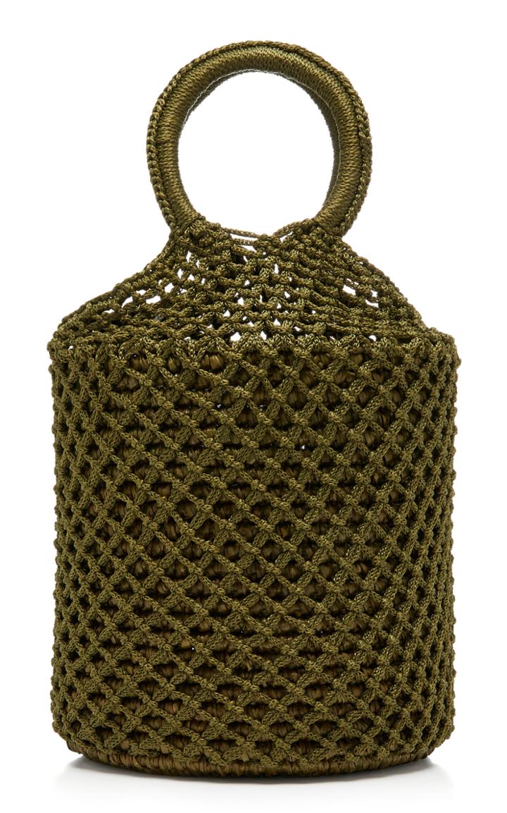 Sensi Studio M'o Exclusive Netted Straw Tote Bag