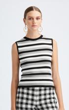 Moda Operandi Oscar De La Renta Sleeveless Cotton Silk Tank Top