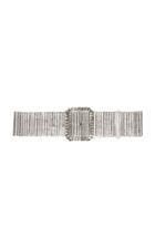 Moda Operandi Alessandra Rich Glass Crystal Embellished Belt