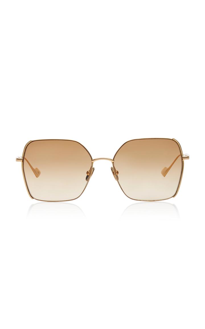 Sunday Somewhere Suja Square-frame Metal Sunglasses