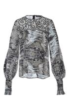 Andrew Gn Printed Long Sleeve Top