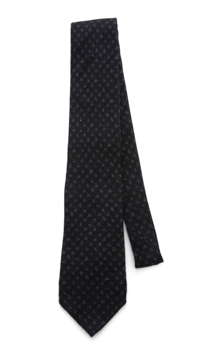 Ralph Lauren 6cm Houndstooth Felt Tie