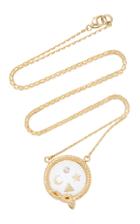 Foundrae Wholeness Petite Champleve Stationary Necklace