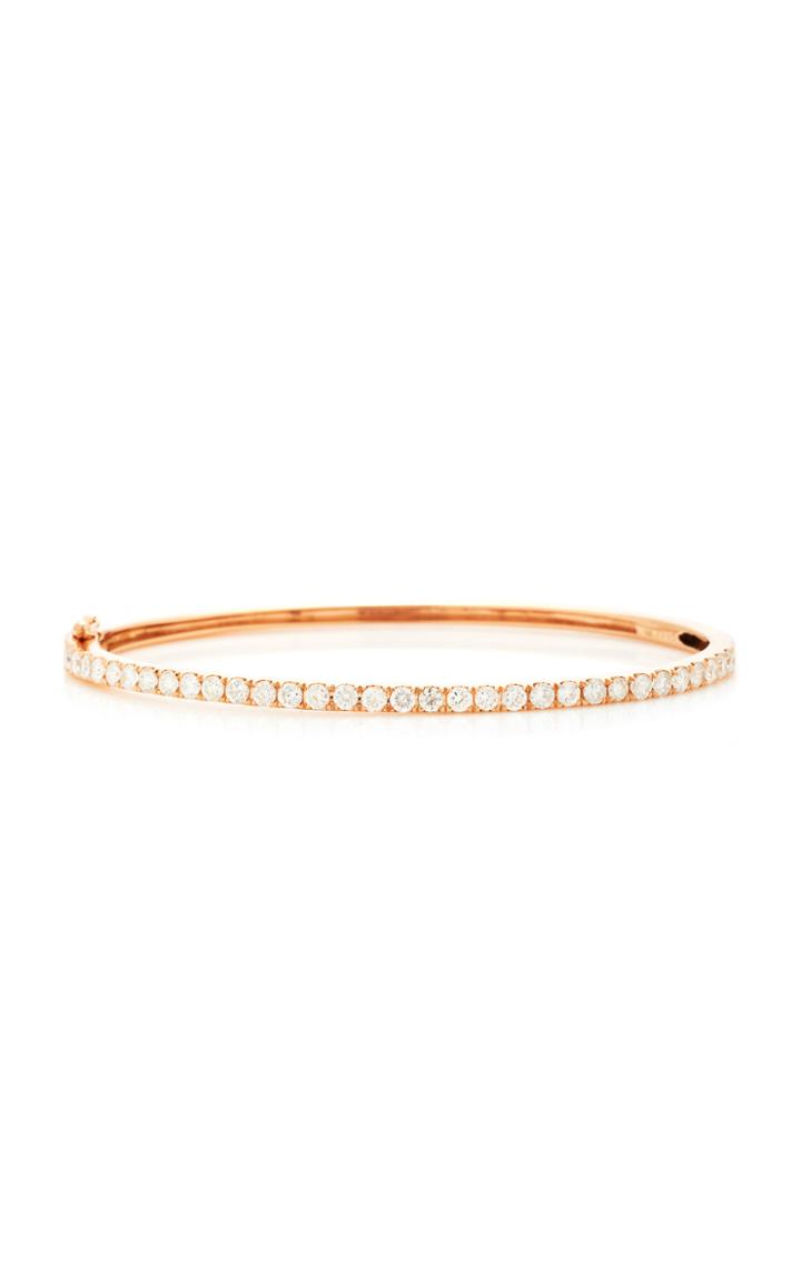 Shay Essential Single Row Half Diamond Bangle
