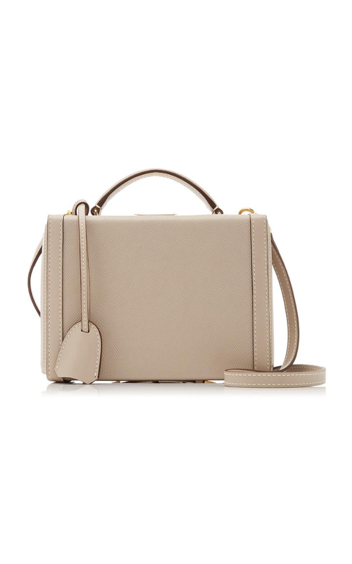 Mark Cross Grace Small Leather Top Handle Bag