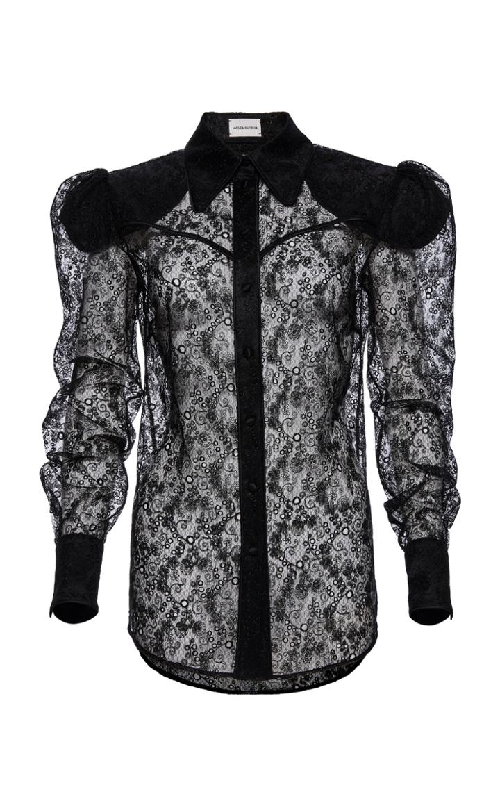 Magda Butrym Busan Lace Shirt