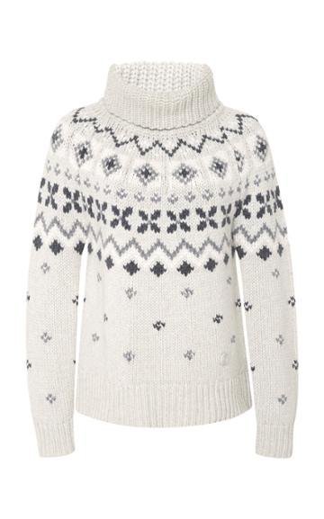Bogner X White Cube Sinta Intarsia Cashmere Turtleneck Sweater