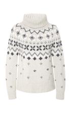 Bogner X White Cube Sinta Intarsia Cashmere Turtleneck Sweater