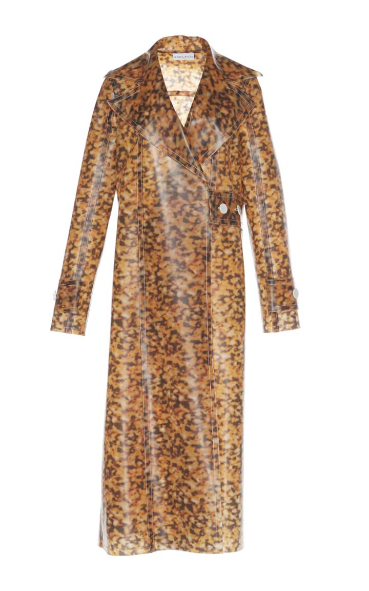 Wanda Nylon Printed Matt Coat