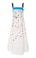 Carolina Herrera Embroidered Confetti Dress