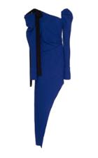 Hellessy Loulou Asymetrical Cloque Dress