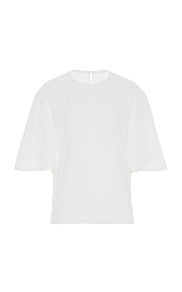 Moda Operandi Carolina Herrera Cotton Crewneck T-shirt Size: 0