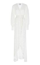 Alexis Antonella Fringed Wrap Gown