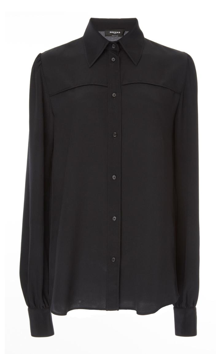Rochas Silk Crepe De Chine Shirt