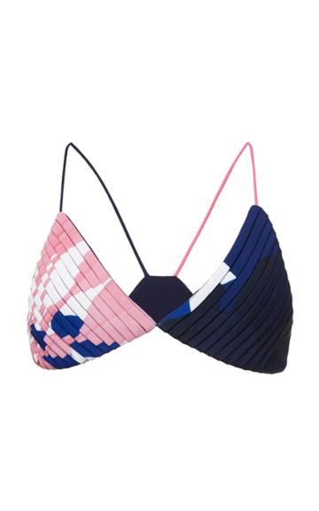 Angelys Balek Hibiscus Racerback Bikini Top