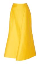 Acler Selkin Linen-blend Midi Skirt