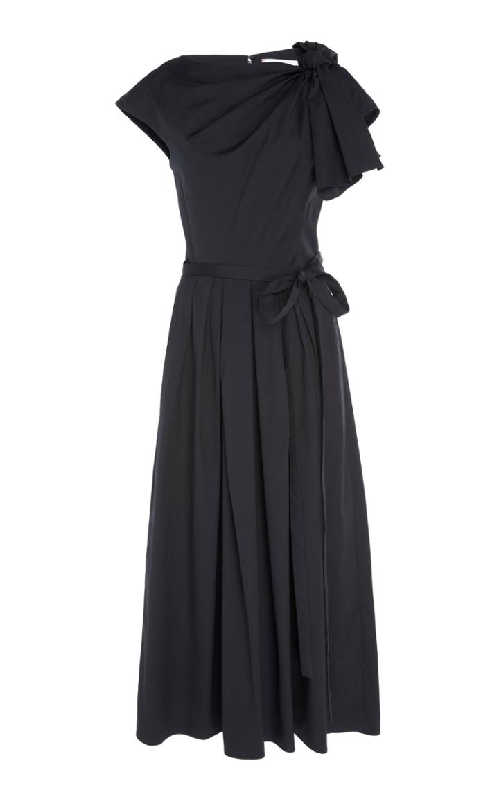 Carolina Herrera Pleated A-line Dress
