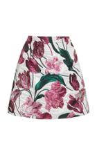 Moda Operandi Carolina Herrera Tulip Lurex Jacquard Mini Skirt
