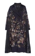 Biyan Ramora Sequined Linen-blend Coat