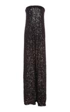 Martin Grant Strapless Sequined Wide-leg Jumpsuit.