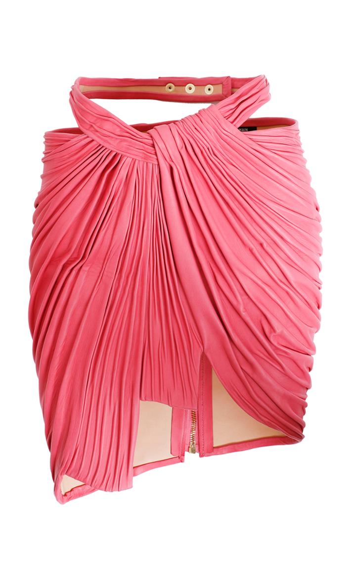 Moda Operandi Balmain Asymmetric Mini Skirt
