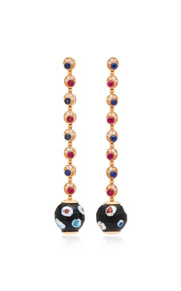 Francesca Villa Pois Pois Blue Sapphires Earrings