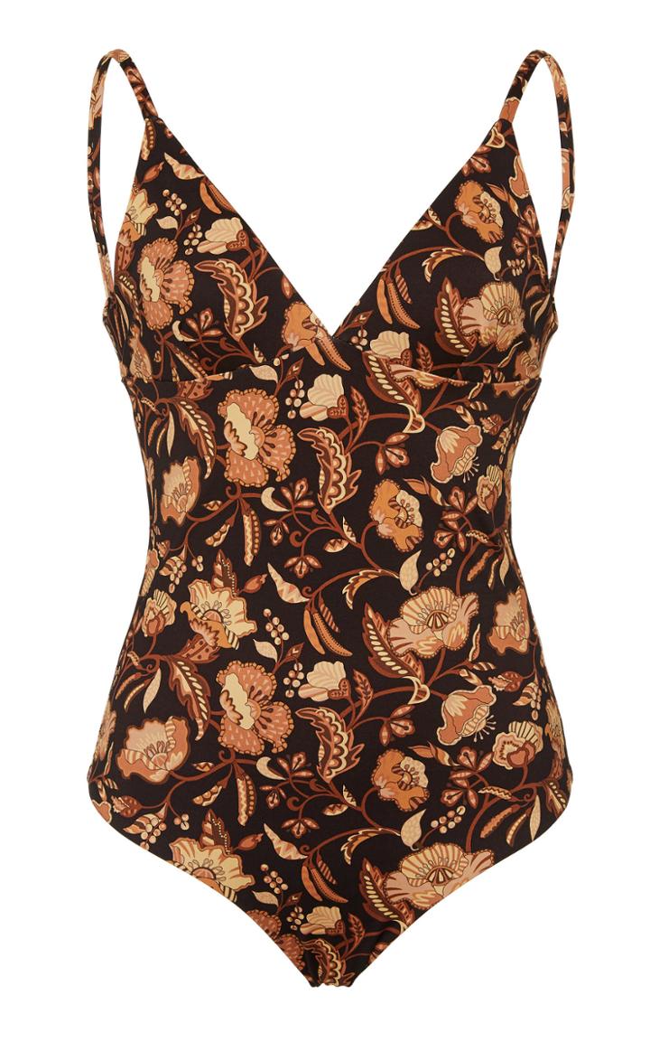 Matteau Floral-print Swimsuit Size: 1