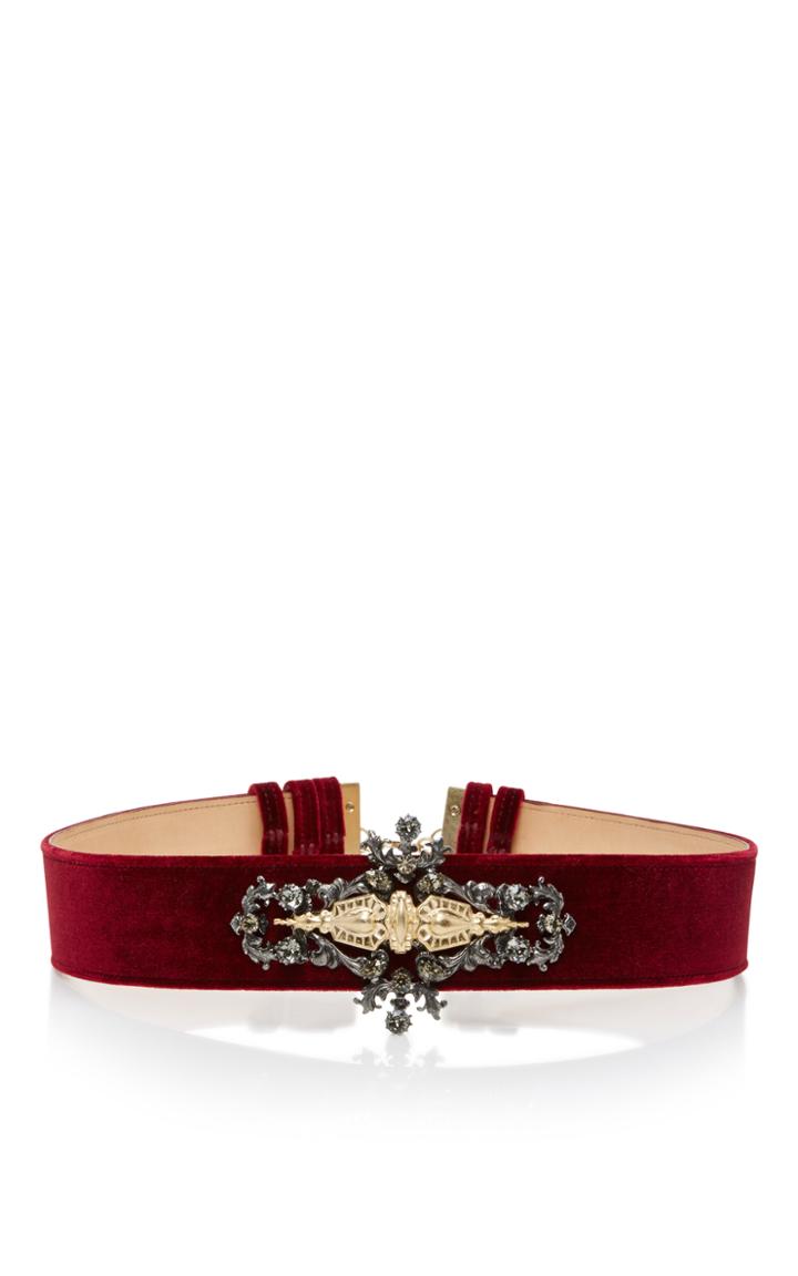 Elie Saab Grunge Buckle Belt