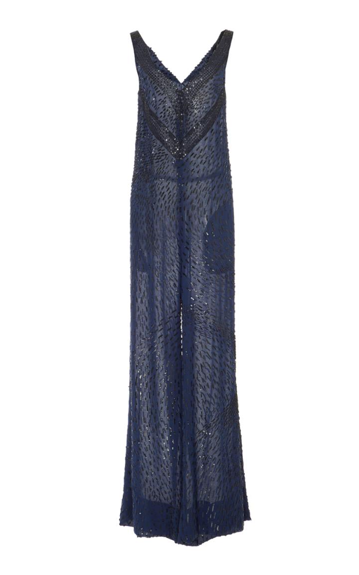 J. Mendel Sequin Embroidered Jumpsuit