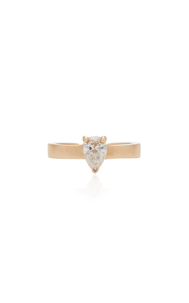 Anita Ko Single Pear Shaped Diamond Ear Cuff