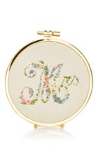 Erin Fetherston Mrs. Embroidery Hoop Clutch
