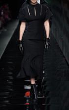 Moda Operandi Versace Cutout Crepe Dress