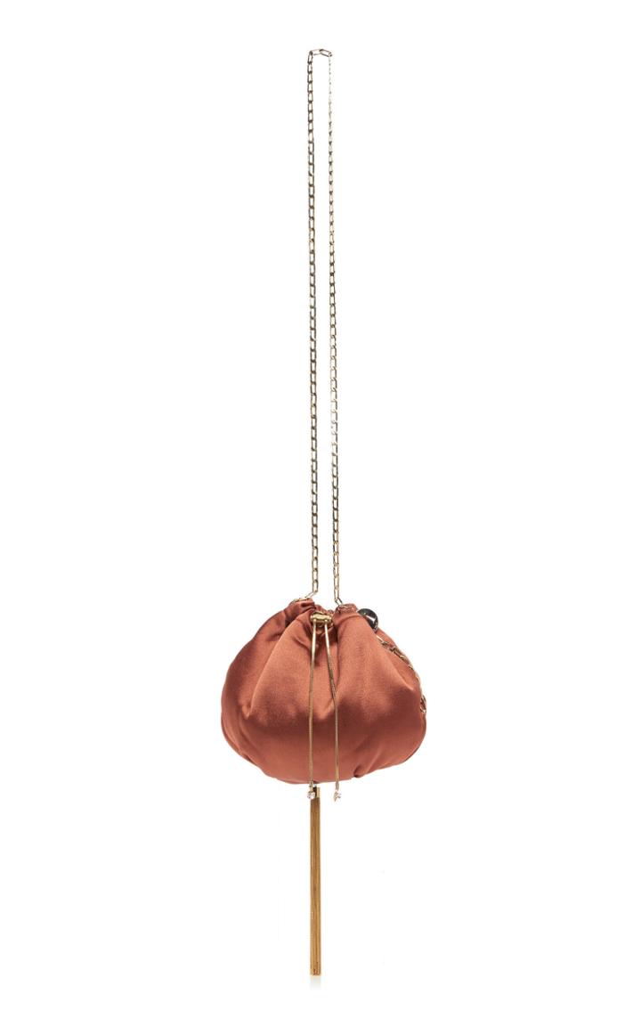 Rosantica Fatale Tassel-embellished Satin Bag