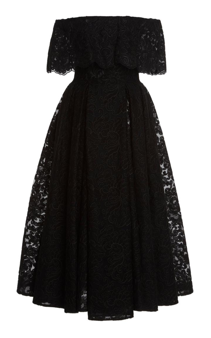 Moda Operandi Emilia Wickstead Glowie Off-the-shoulder Fil Coupe Dress