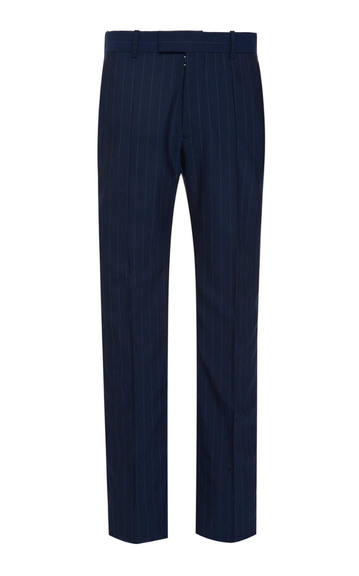Maison Margiela Pinstriped Wool Pants