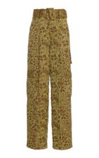 Rosie Assoulin Floral-patterned Twill Cargo Pants
