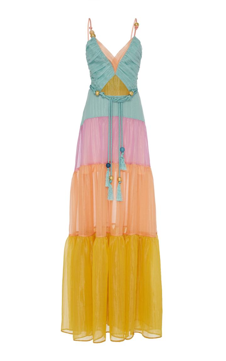 Peter Pilotto Liquid Organza Long Dress