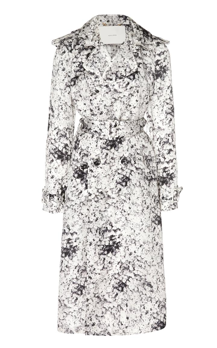 Adam Lippes Printed Trench Coat