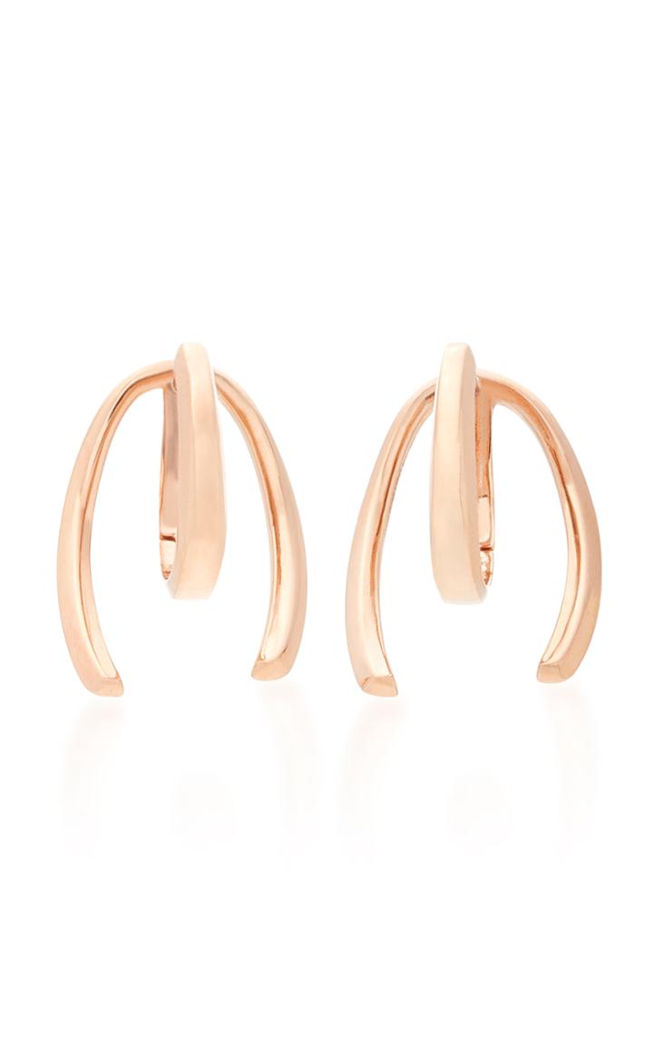 Bea Bongiasca Honeysuckle 9k Rose Gold Short Earrings