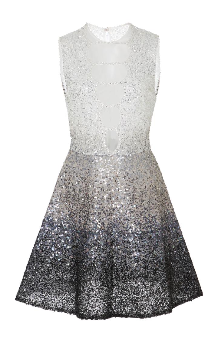 Georges Hobeika Sequin Embroidered Short Dress