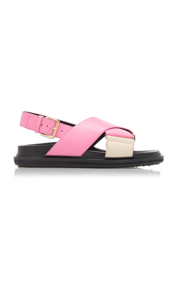 Moda Operandi Marni Two-tone Open Toe Sandals Size: 35