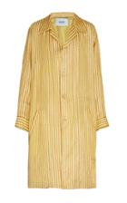 Bode Mashroo Stripe Overcoat
