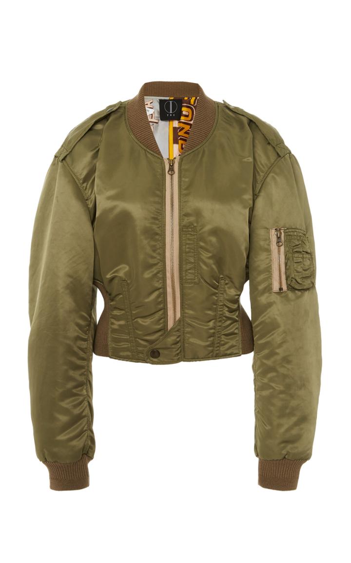 Tre By Natalie Ratabesi Stadium Bomber Jacket