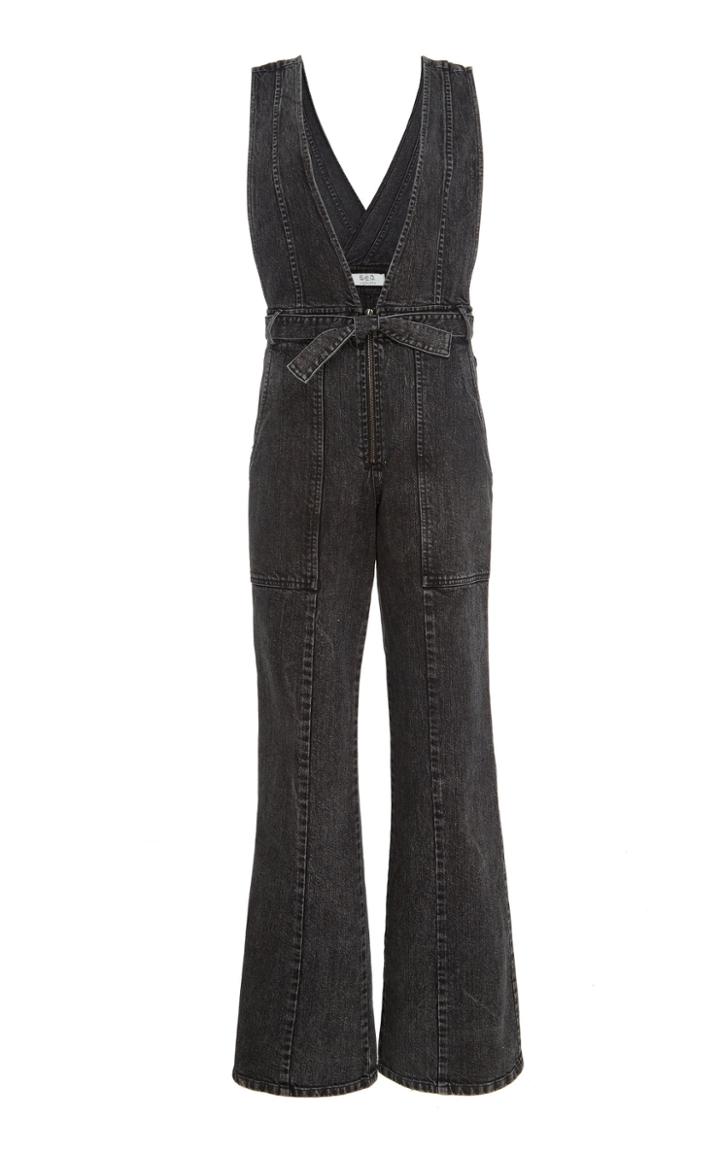 Sea Noir Denim Jumpsuit