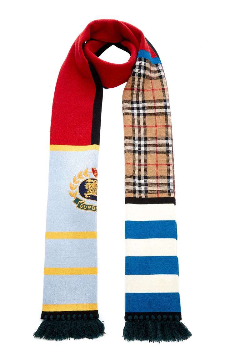 Burberry Multi-print Cashmere Logo Scarf