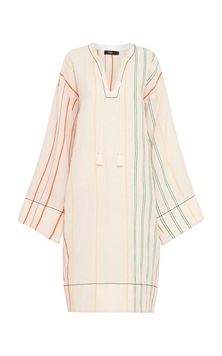 Moda Operandi Bassike Striped Linen Tunic Dress