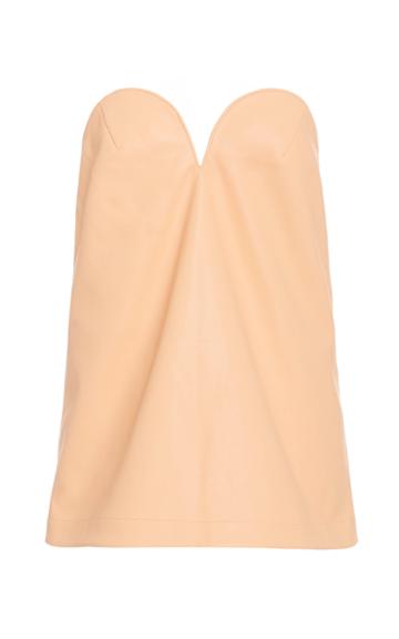 Moda Operandi Olenich Eco Leather Sweetheart Top Size: Xs